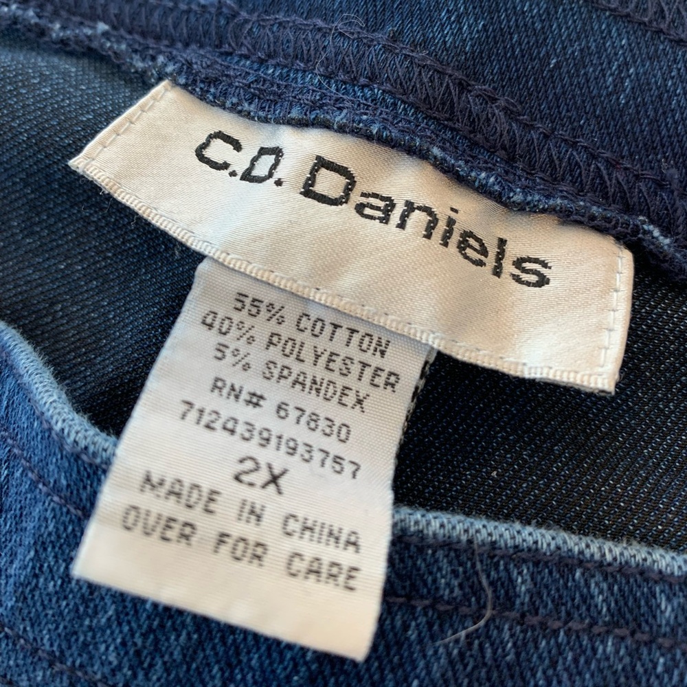 Cathy Daniels Pull On Jeans Elastic Waist Stretch  Women’s Size 2X NEW - Picture 8 of 11